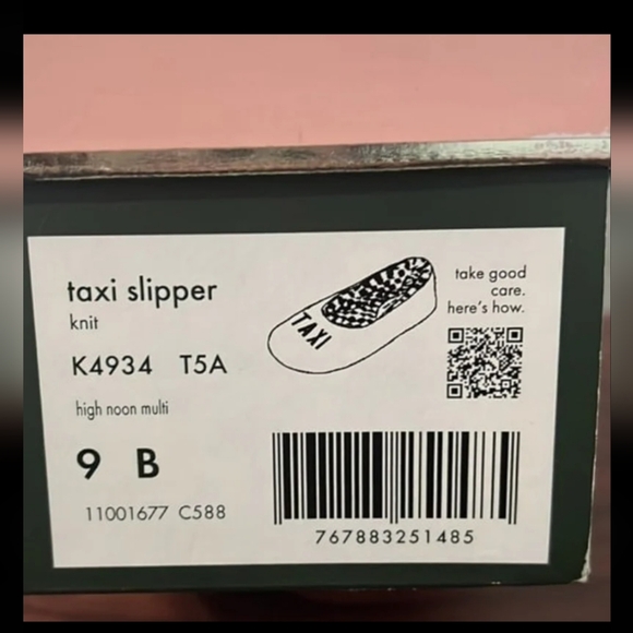 Kate Spade Yellow Taxi Fut Slipprrs Size 9 - Picture 12 of 12